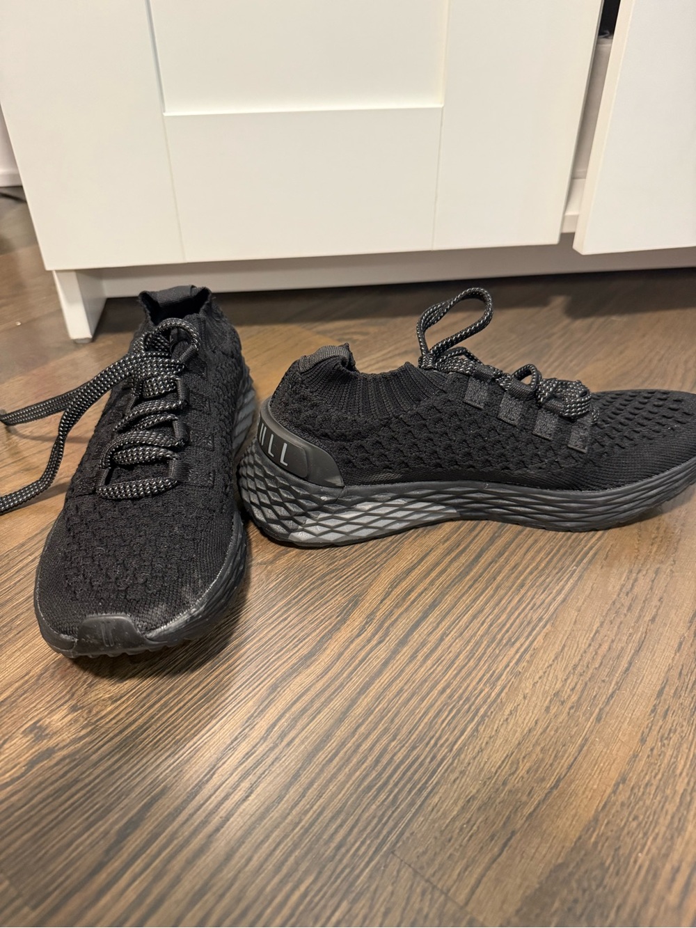 NOBULL Women's All-Black Knit Training Sneakers new